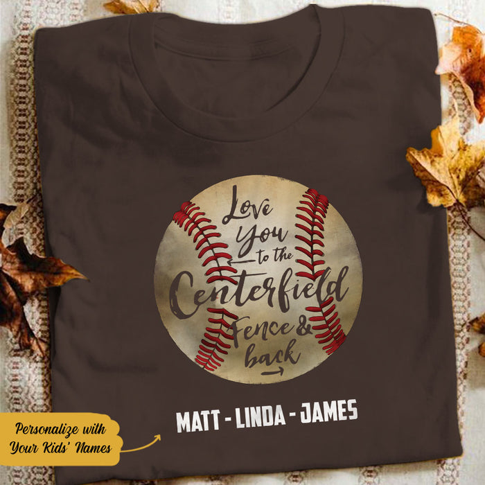 Personalized Dad Baseball  T Shirt MY123 85O58 1