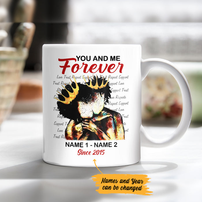 Personalized BWA Couple King & Queen Mug AG272 81O47 1