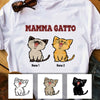Personalized Mamma Gatto Italian Cat Mom T Shirt AP163 67O60 1