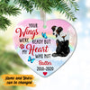 Personalized Your Wings Were Ready Dog Memorial  Ornament OB261 29O47 1