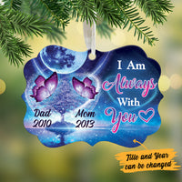 Personalized Butterfly Memorial I Am Always With You Benelux Ornament NB1211 87O36 thumb 1