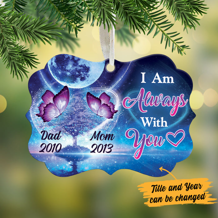 Personalized Butterfly Memorial I Am Always With You Benelux Ornament NB1211 87O36 1