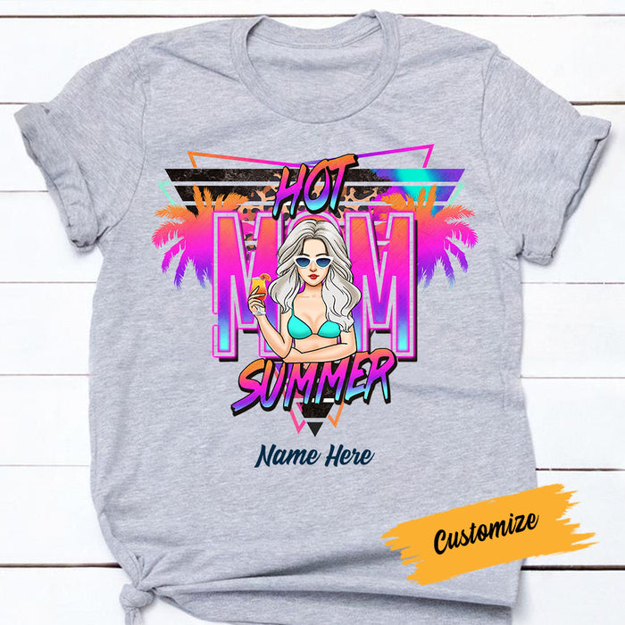 Personalized Hot Mom Summer Beach T Shirt JL21 30O58 1