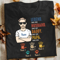 Personalized Grandpa Legend T Shirt MY182 30O34 thumb 1