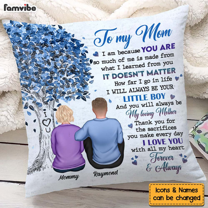 Personalized Gift For Mom From Son Pillow 31976 1