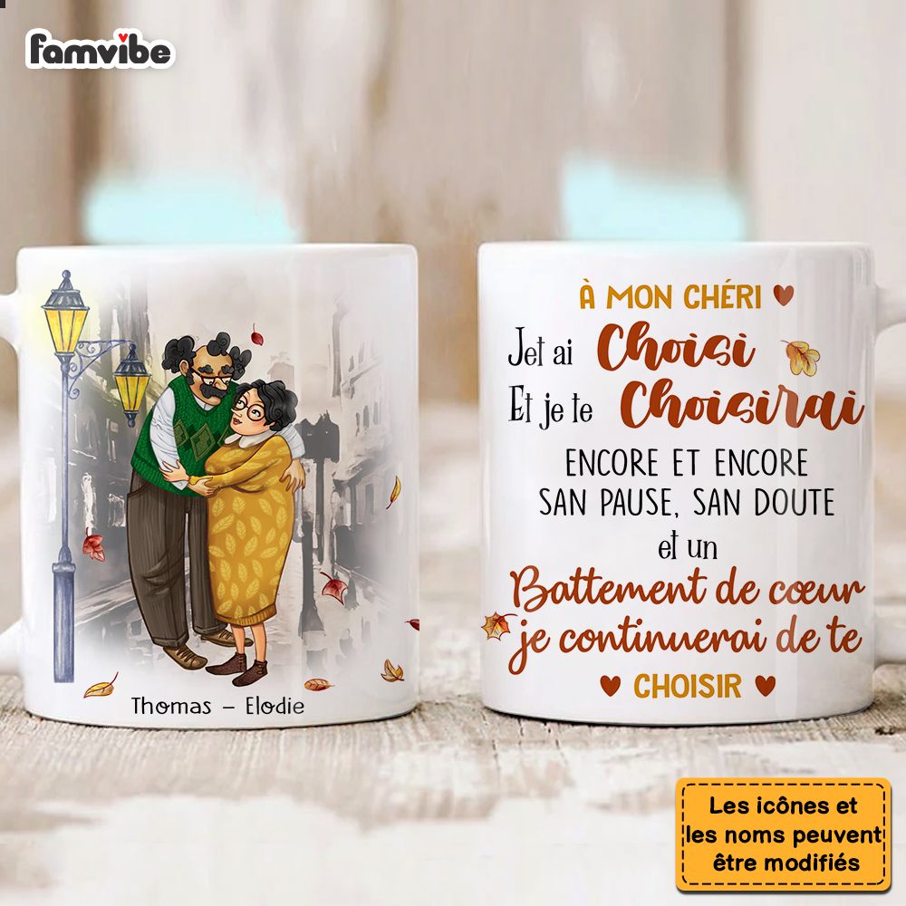 Personalized Couple French Je T'ai Choisi Et Je Te Choisirai Mug 30990 Primary Mockup