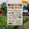 Personalized Farm Gardening Flag JL213 85O34 1