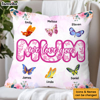 Personalized Gift For Mother Mum We Love You Pillow 32020 thumb 1