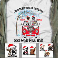 Personalized On Dark Desert Highway  Dog Christmas T Shirt OB271 30O36 thumb 1