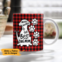 Personalized Best Dog Mom Christmas Mug OB153 85O53 thumb 1