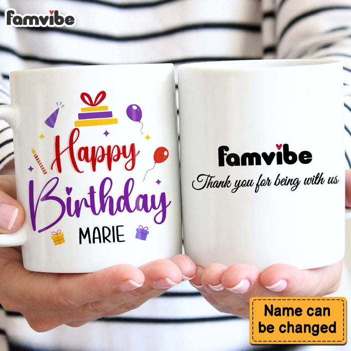 Personalized Happy Birthday To You! Wish You All The Best! Mug 28741 1