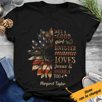 Personalized Sunflower Girl T Shirt JN95 85O61 thumb 1