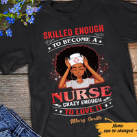 Personalized  Nurse Melanin BWA T Shirt JN222 65O57 thumb 1