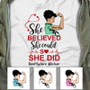 Personalized Nurse Woman She Believe She Could T Shirt MR51 95O53 1