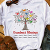 Personalized Grandma Blessing Tree T Shirt MR112 73O53 1