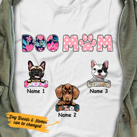 Personalized Dog Mom T Shirt FB241 26O36 thumb 1