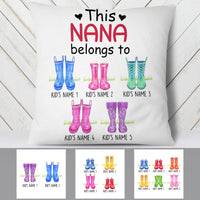 Personalized This Grandma Belongs To Boots  Pillow SB253 65O53 (Insert Included) thumb 1