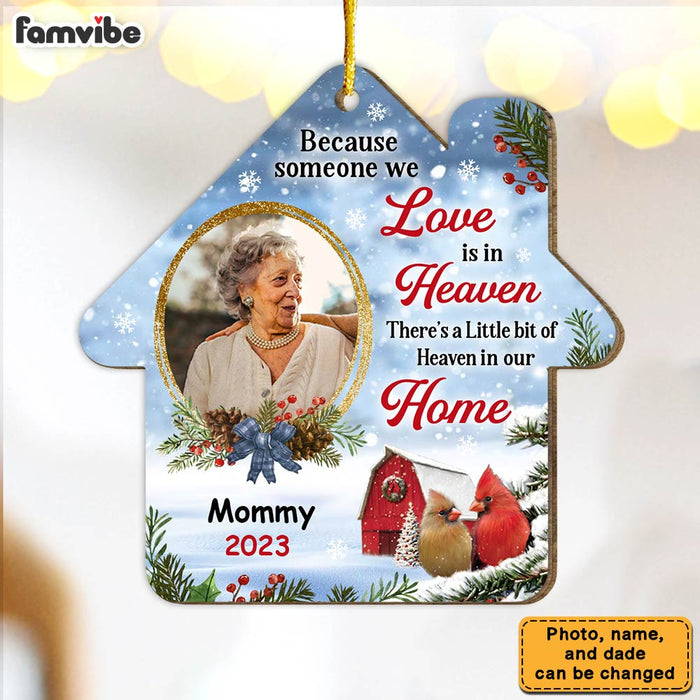 Personalized Memorial Gift Cardinal Someone We Love Is In Heaven Ornament 30071 1