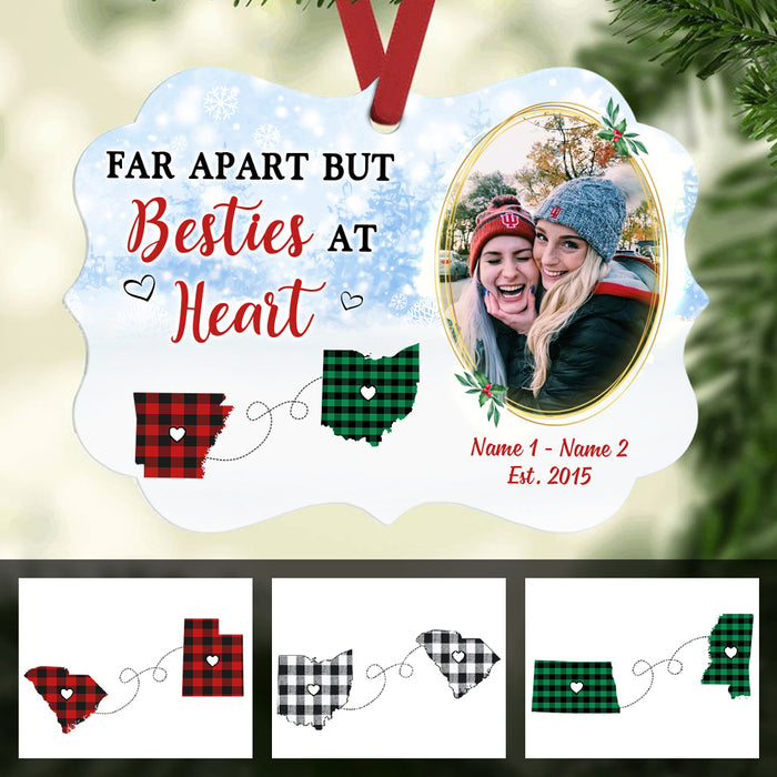 Personalized Long Distance Benelux Ornament NB253 30O36 1