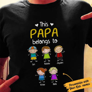 Personalized Grandpa T Shirt MY111 81O34