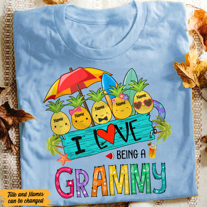 Personalized Grandma Summer T Shirt JN245 30O47 1