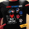 Personalized Dog Dad Happy Father Day T Shirt MY172 95O58 1