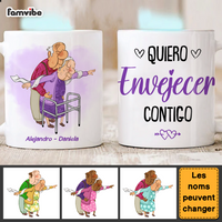 Personalized Spanish Couple Gift Quiero Envejecer Contigo Mug 31008 thumb 1