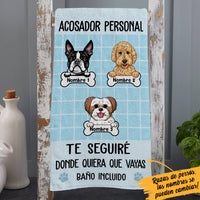 Personalized Acosador Personal Perro Spanish Personal Stalker Dog Towel AP136 67O36 thumb 1