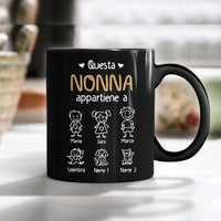 Personalized Nonna Nonno Italian Grandma Grandpa Mug AP914 30O57 thumb 1