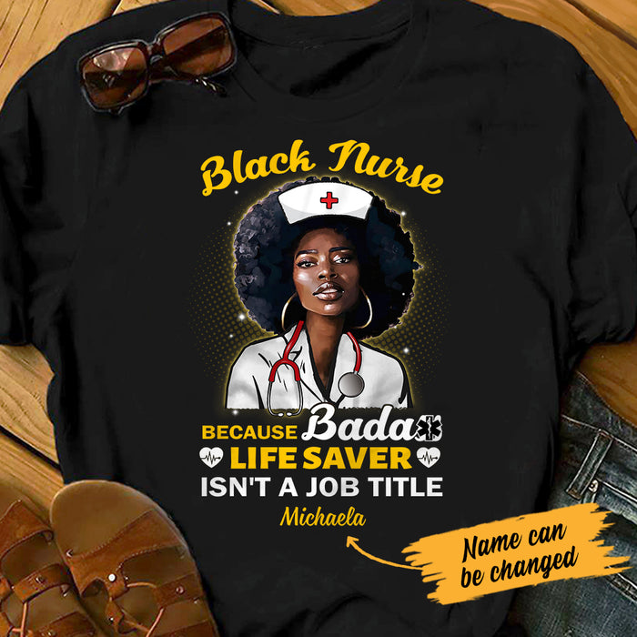 Personalized BWA Nurse Life Saver T Shirt AG112 95O47 1