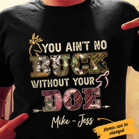Personalized Hunting Husband & Wife T Shirt JN211 95O53 thumb 1