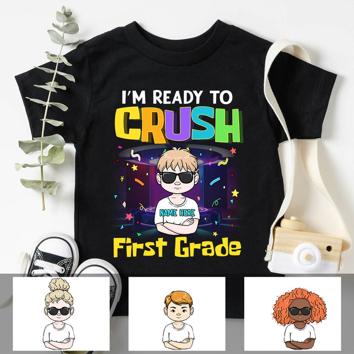 Personalized Back To School Ready To Crush Kid T Shirt JL11 95O57 1