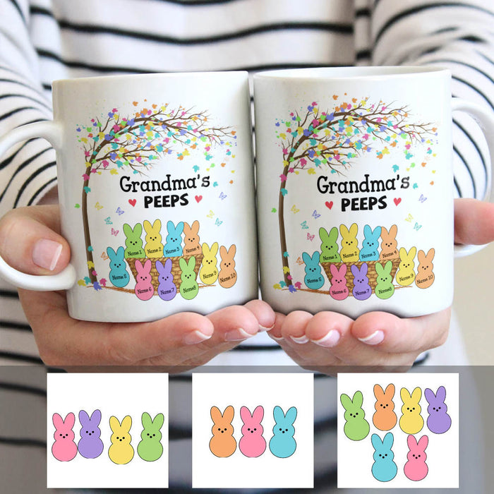 Personalized Grandma Bunny Easter Mug MR15 73O58 1