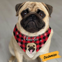 Personalized Dog Bandana NB191 85O36 thumb 1
