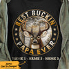 Personalized Deer Hunting Buckin Dad Grandpa T Shirt MY36 67O36 1