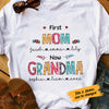 Personalized First Now Grandma T Shirt FB253 30O58 1