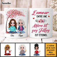 Personalized French Love Between Mom And Daughter Mug 30892 thumb 1