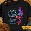 Personalized Mermaid Witch Halloween Ocean Potions T Shirt AG262 67O65 1