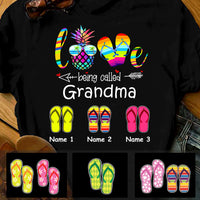 Personalized Love Being Mom Grandma T Shirt JN222 30O47 thumb 1