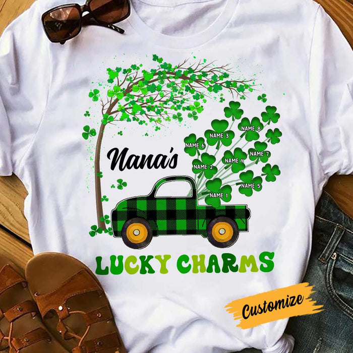 Personalized Grandma Patrick's Day T Shirt FB151 26O58 1