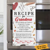 Personalized Recipe For Grandma Towel DB121 26O34 1