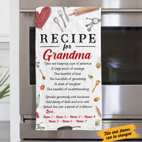 Personalized Recipe For Grandma Towel DB121 26O34 thumb 1