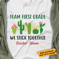 Personalized Cactus Team Teacher T Shirt SB31 87O34 thumb 1