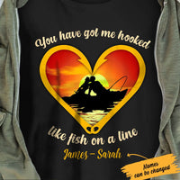 Personalized Husband & Wife Fishing T Shirt JN132 81O36 thumb 1