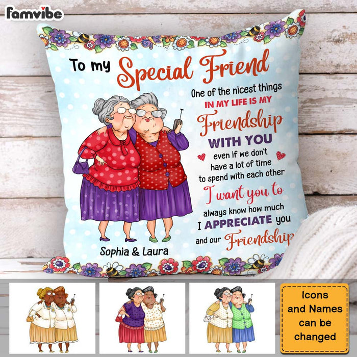 Personalized Gift For Old Friend How Much I Appreciate You Pillow 30926 1