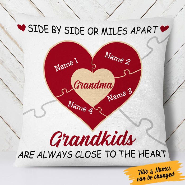 Personalized Grandma Heart Pillow DB102 85O53 1