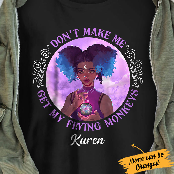 Personalized Get My Flying Monkeys BWA Witch T Shirt AG251 29O34 1