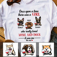 Personalized Dog Wine T Shirt OB232 85O47 thumb 1