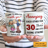 Personalized Senior Couple I Want To Grow Old With You Annoying Each Other Mug DB162 58O28 thumb 1