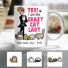 Personalized Crazy Cat Lady Mug OB281 95O34 1